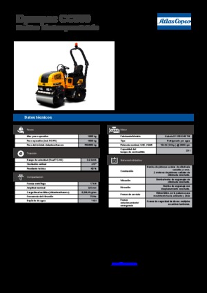 Тандемни вибрационни валяци Dynapac CC 900