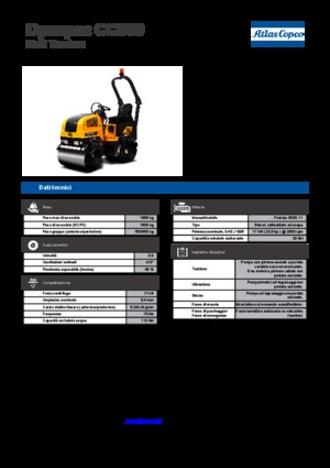 Тандемни вибрационни валяци Dynapac CC 900