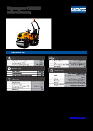 Тандемни вибрационни валяци Dynapac CC 900