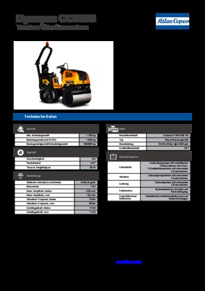 Тандемни вибрационни валяци Dynapac CC 900 S 