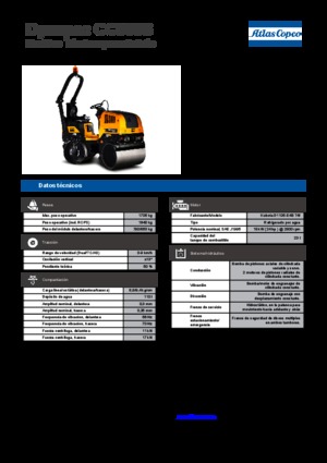 Тандемни вибрационни валяци Dynapac CC 900 S