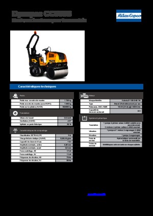 Тандемни вибрационни валяци Dynapac CC 900 S