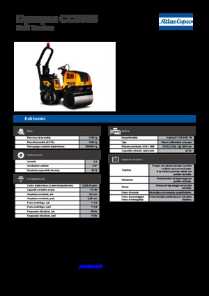 Тандемни вибрационни валяци Dynapac CC 900 S 