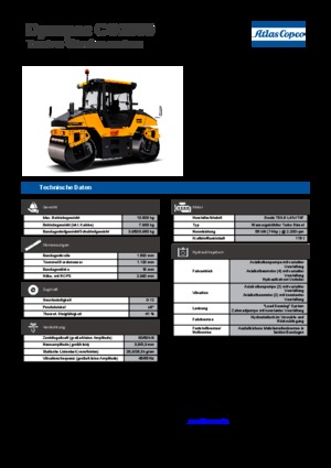 Тандемни вибрационни валяци Dynapac CG 2300