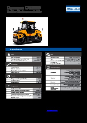 Тандемни вибрационни валяци Dynapac CG 2300