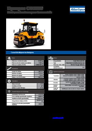 Тандемни вибрационни валяци Dynapac CG 2300