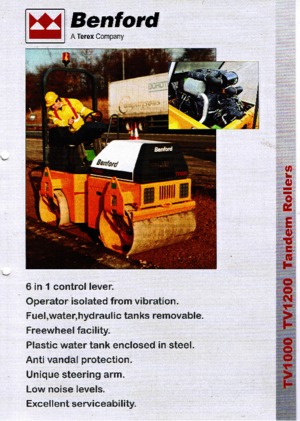 Тандемни вибрационни валяци Benford TV 1200