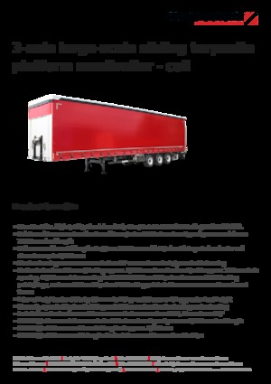 Полуремаркета с брезентова платформа Schwarzmüller 3-axle large-scale sliding tarpaulin platform semitrailer - coil