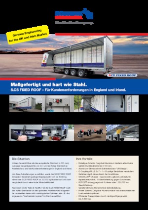 Полуремаркета с брезентова платформа Schmitz Cargobull S.CS FIXED ROOF