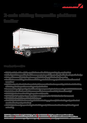 Ремаркета с брезентова платформа Schwarzmüller 2-axle sliding tarpaulin platform trailer