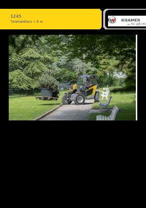 Телескопични манипулатори на материали Kramer 1245