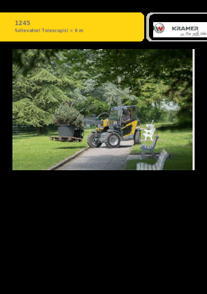 Телескопични манипулатори на материали Kramer 1245