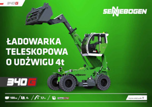 Телескопични манипулатори на материали Sennebogen 340 G 