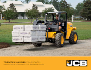 Телескопични манипулатори на материали JCB 504-13 
