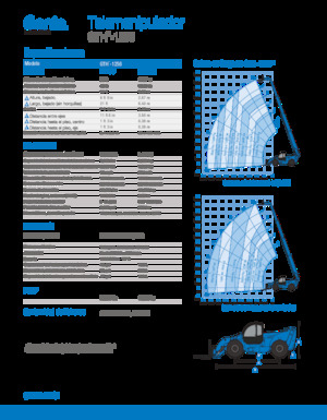 Телескопични манипулатори на материали Genie GTH-1256 