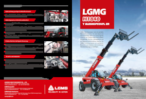 Телескопични манипулатори на материали LGMG  H1840