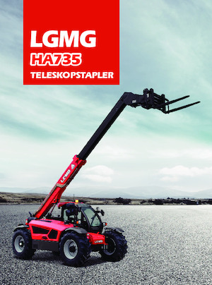 Телескопични манипулатори на материали LGMG  HA735