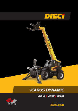 Телескопични манипулатори на материали Dieci Icarus 45.17 Dynamic GD