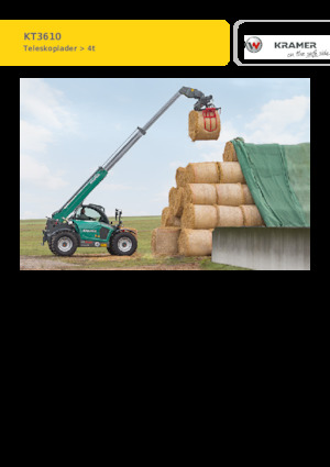 Телескопични манипулатори на материали Kramer KT3610