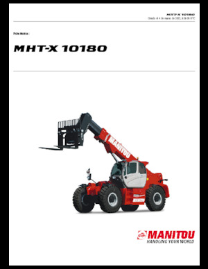 Телескопични манипулатори на материали Manitou MHT-X 10180