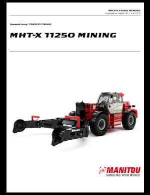 Телескопични манипулатори на материали Manitou MHT-X 11250 Mining