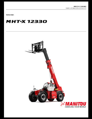 Телескопични манипулатори на материали Manitou MHT-X 12330
