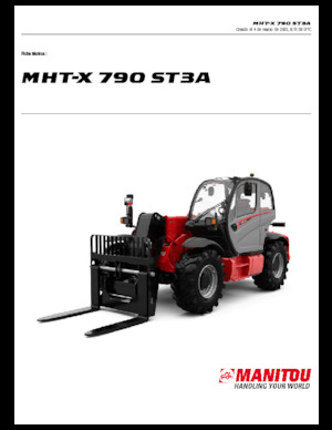 Телескопични манипулатори на материали Manitou MHT-X 790 ST3A