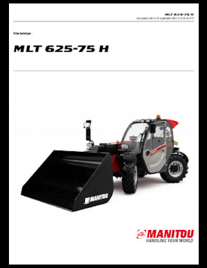 Телескопични манипулатори на материали Manitou MLT 625-75 H