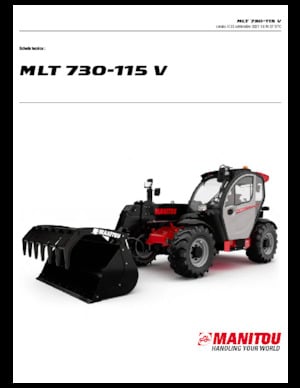 Телескопични манипулатори на материали Manitou MLT 730-115 V
