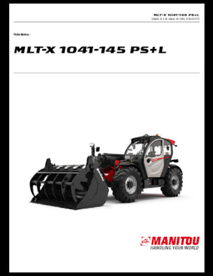 Телескопични манипулатори на материали Manitou MLT-X 1041-145 PS+L