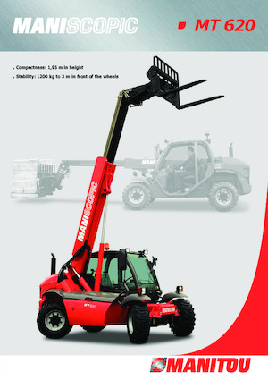 Телескопични манипулатори на материали Manitou MT 620