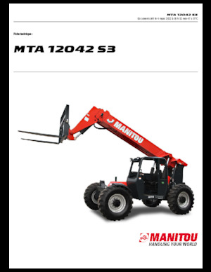 Телескопични манипулатори на материали Manitou MTA 12042 S3