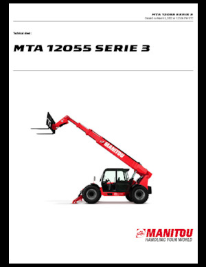 Телескопични манипулатори на материали Manitou MTA 12055