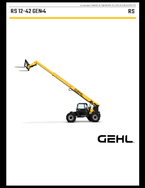 Телескопични манипулатори на материали Gehl RS12-42
