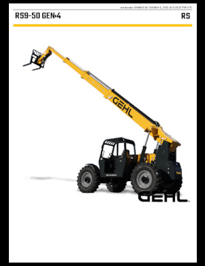 Телескопични манипулатори на материали Gehl RS9-50