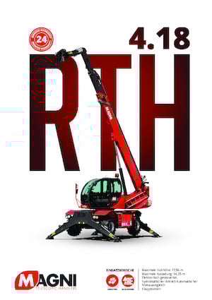 Телескопични товарачи с горна конструкция MAGNI RTH 4.18 Smart