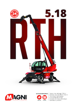 Телескопични товарачи с горна конструкция MAGNI RTH 5.18 Smart