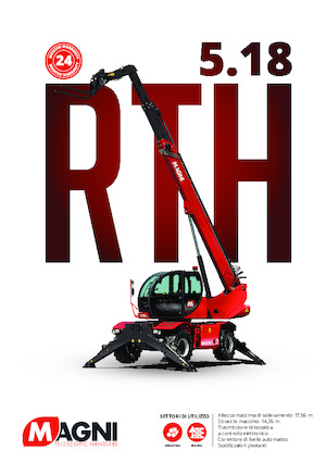 Телескопични товарачи с горна конструкция MAGNI RTH 5.18 Smart