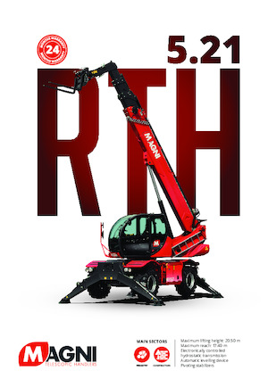 Телескопични товарачи с горна конструкция MAGNI RTH 5.21 SH