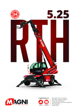 Телескопични товарачи с горна конструкция MAGNI RTH 5.25 Smart