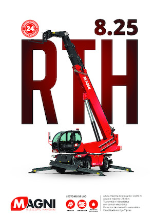 Телескопични товарачи с горна конструкция MAGNI RTH 8.25 SH