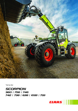 Телескопични манипулатори на материали Claas Scorpion 738