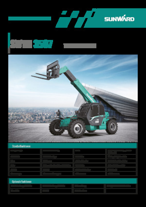 Телескопични манипулатори на материали Sunward SWTH 3507