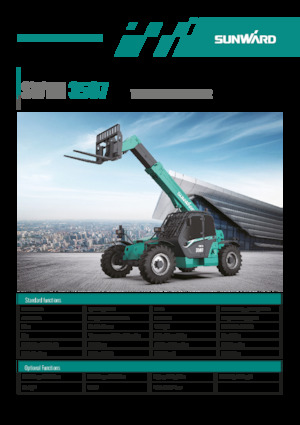Телескопични манипулатори на материали Sunward SWTH 3507