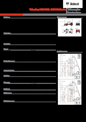 Телескопични манипулатори на материали Bobcat T35.105L 100 V