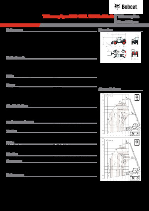 Телескопични манипулатори на материали Bobcat T35.105L 100 V
