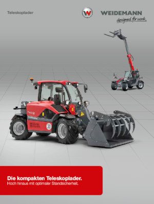 Телескопични манипулатори на материали Weidemann T4512