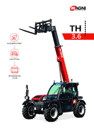 Телескопични манипулатори на материали MAGNI TH 3.6