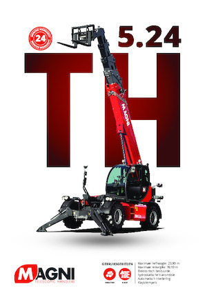 Телескопични манипулатори на материали MAGNI TH 5.24