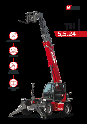 Телескопични манипулатори на материали MAGNI TH 5,5.24